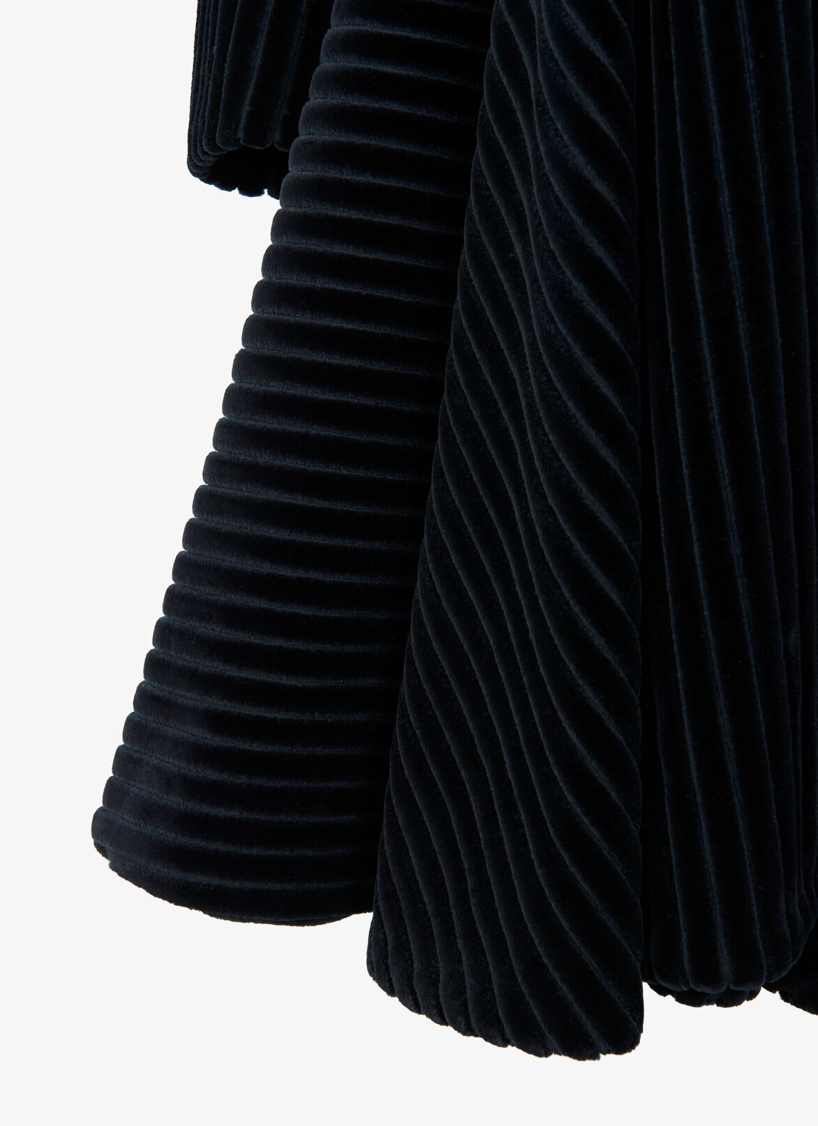 COAT VELOURS COTELE MAXI NIGHT ALAÏA NIGHT BLUE COAT VELOURS COTELE MAXI NIGHT